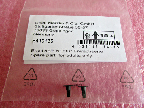Märklin H0 Repuesto Nº 410135 - 2 uds. Juego de tampón gris - E410135 tampón | Condition: Gebraucht