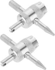 2 Pcs 4-Way Valve Core Tool Tire Tools 4-in-1 Tyre Removal Tool... 