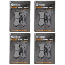 Brake Pad Set for Suzuki GSXR600 GSXR750 Hayabusa Front Semi-Metallic 4 Pack