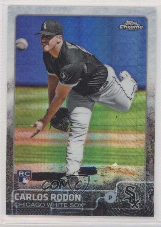 2015 Topps Chrome Prism Refractor Carlos Rodon #90 fi6