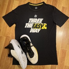 Under Armour Curry 9 Warp The Game Day White Black US 12 Basketball And Shirt