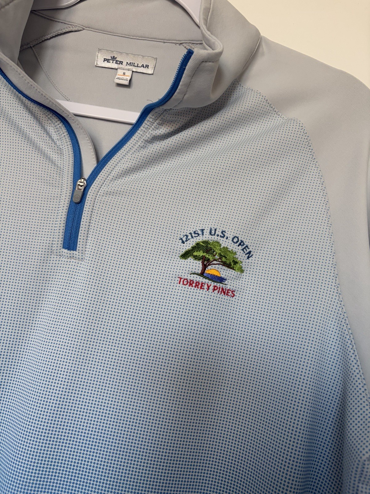 Peter Millar Quarter Zip Performance US open Size… - image 2