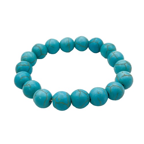 Natural Indian Agate Gemstone Bracelet 7 Inch Stretchy Chakra