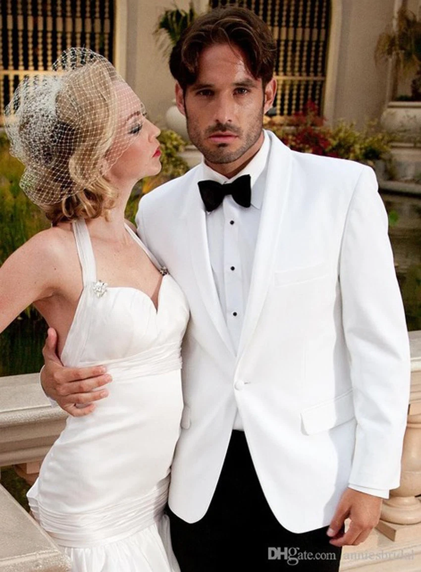 For Suit White Tuxedos Men Groomsmen Wedding Men | eBay For Suits Suits Fashion