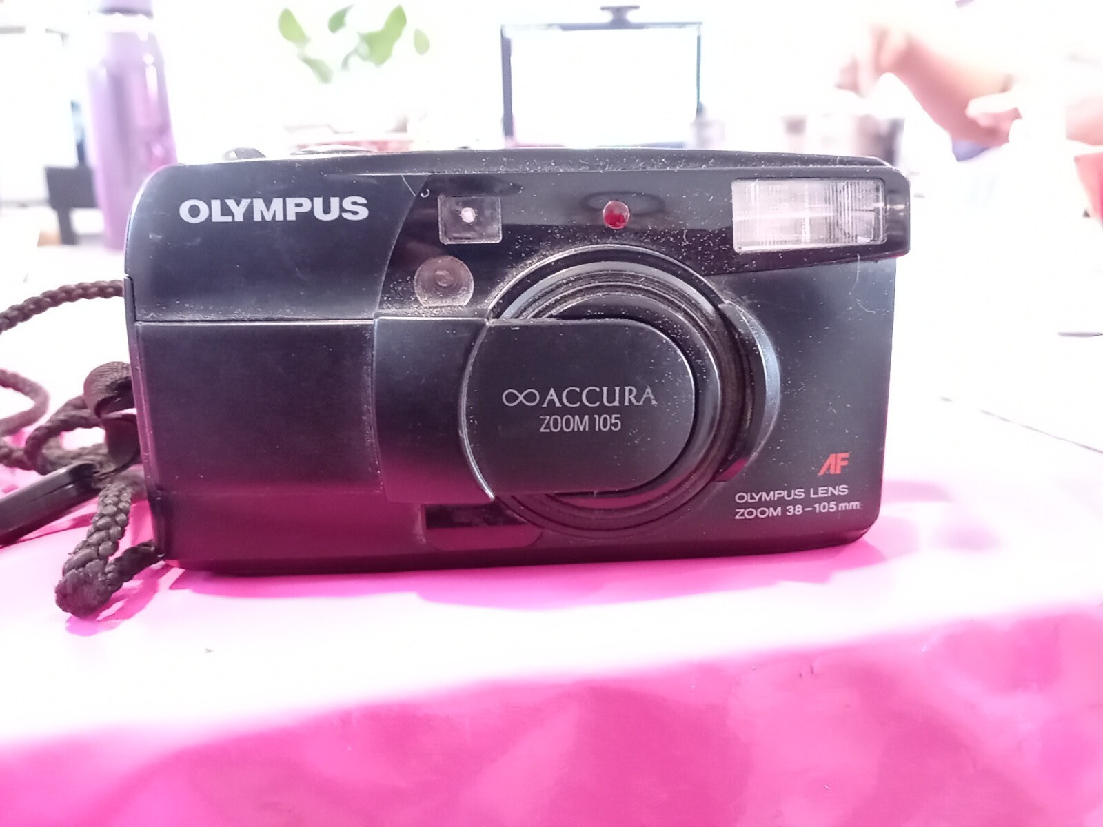 Olympus Accura Zoom 105 35mm Film Camera. Black. Point & Shoot. eBay