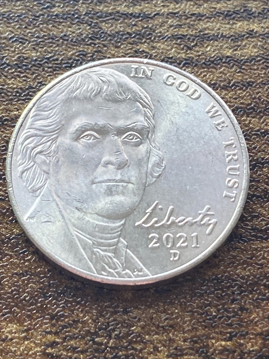2021 D Jefferson Nickel Five (5) Cent Actual Coin TK3189* | eBay