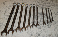 SNAP-ON  OEX SERIES USA 11 PIECES SET FROM 1"-5/16" MISSING THE 9/16 UNUSED