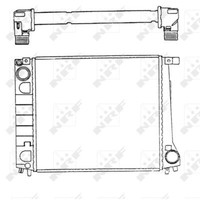 KüHler WasserküHler Passend FüR BMW 3Er Cabriolet E30 320I 325I E28 528I 525I
