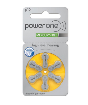 Varta PowerOne P10 Hearing Aid Battery 60 Batteries.  US Seller, Exp 2029