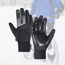 Winter Thermal Windproof Gloves Waterproof Touch Screen Warm Gloves for Outdoor