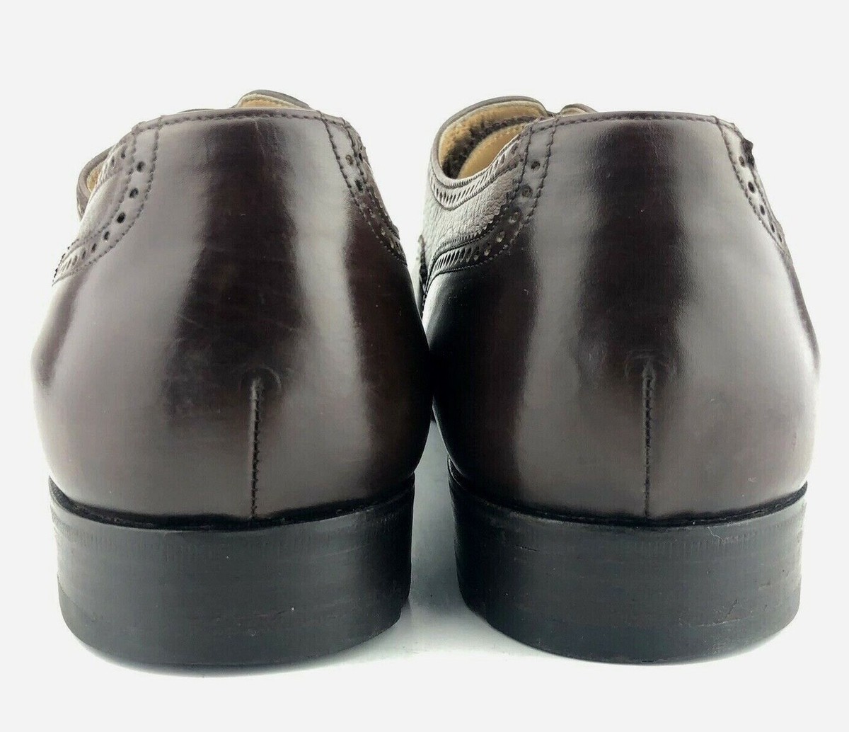 Bruno Magli Shoes Mens 11M Black Leather Charles Brogue Cap Toe Oxfords Italy Amazon.com | Bruno Magli Salerno Black EU 40 (US Men main image 4