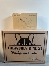 PROZOR DAC01C 192KHz Digital to Analog Audio Converter DAC TosLink Cable NEW(R6)