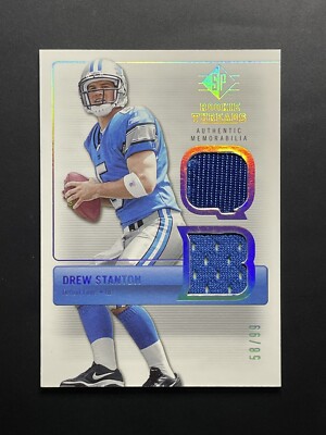 2007 SP Rookie Threads Rookie Threads Patch Drew Stanton RC