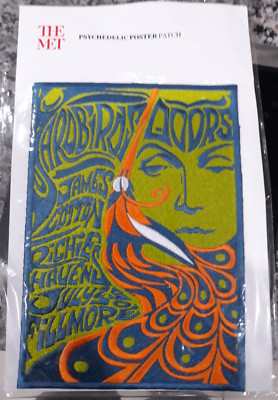 The Met Metropolitan Museum of Art Iron-On 1960s Style Psychedelic Poster Patch