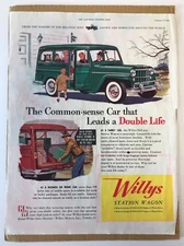 1954 Deluxe Station Wagon - Old Spice Ad - The Saturday Evening Post - Feb. 1954