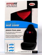 Bell 56356-9 Hyperfit Peace Love Paw Universal Bucket Seat Cover