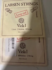 2 Piece Larsen Viola A Strings Loop End G-203