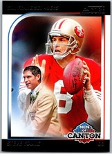 #17 Steve Young, San Francisco 49ers 2024 Score Football MEN OF CANTON Insert