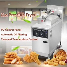 Kolice Commercial 25L Natrual Gas Pressure Deep Fryer with Oil Filtration System