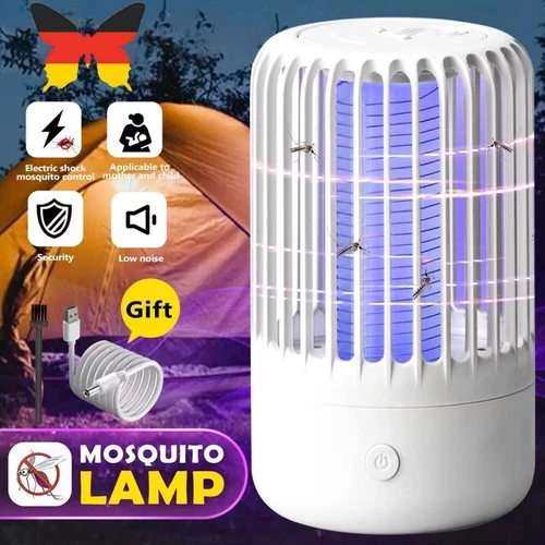 AKKU Moskito Killer UV Insektenvernichter Elektrisch LED Lampe Mückenfalle Licht