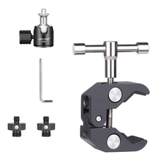 Tripod Super Clamp Mini Ball Head for Camera Monitor Ball Head Mount