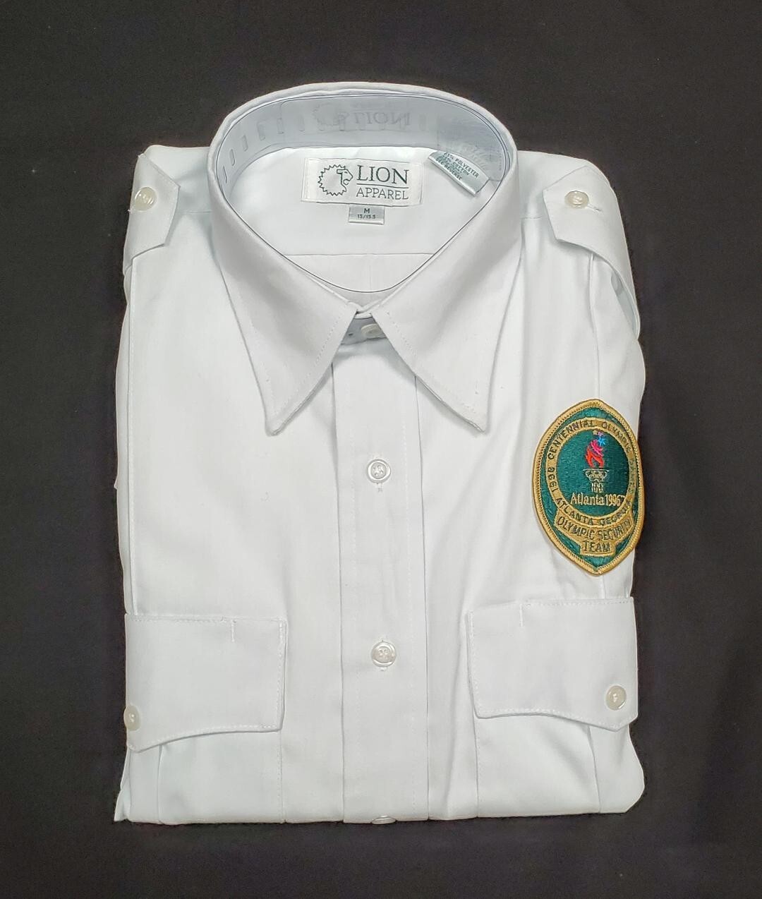 ALTRA Camicia Olimpiadi Vintage Grande Bottone Sicurezza Atlanta 1996 e altri cimeli