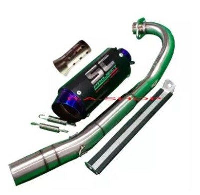 SC Stainless Steel Low Mount Exhausts Full System Honda Grom MSX125-sf 2013-2020