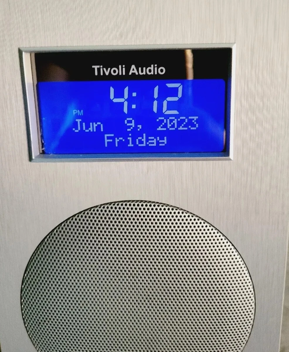 Tivoli Audio Model 10 AM/FM Clock Radio + Extension Speaker Slate Tivoli Audio Model 10 AM/FM Clock Radio + Extension Speaker Slate