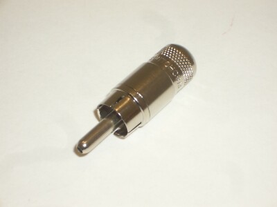 SWITCHCRAFT 3502 SHIELDED RCA PHONO INLINE PLUG AUDIO CONNECTOR