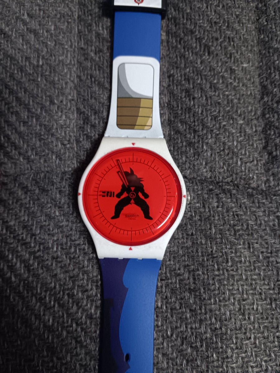 DRAGONBALL Z VEGETA x SWATCH Collaboration Limited Watch SUOZ348