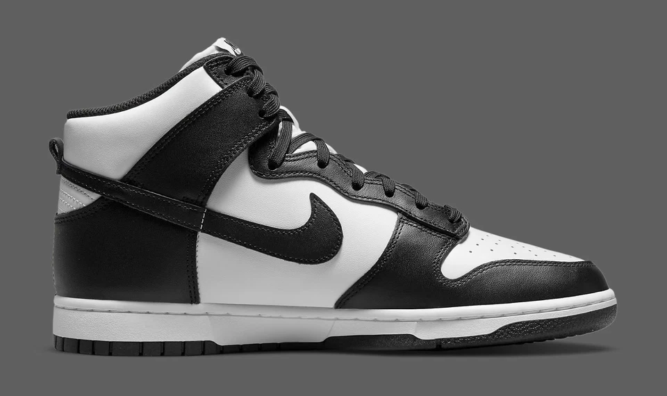 Men’s Size 14 Nike Dunk High Retro 'Panda' White Black DD1399-105 (No Lid) - Image 3 of 4