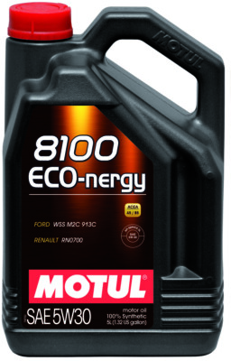 Motul 5L Synthetic Engine Oil 8100 5W30 ECO-NERGY - Ford 913C 102898