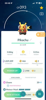 Pikachu RockStar Costume Rock Star rockstar - TRADE