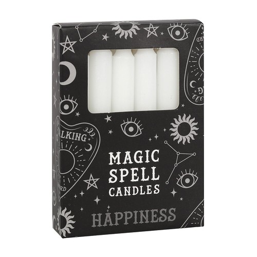 Spell Candles Pack of 6/12 Witch Pagan Wiccan Ritual Altar Magic Happiness - Picture 24 of 28