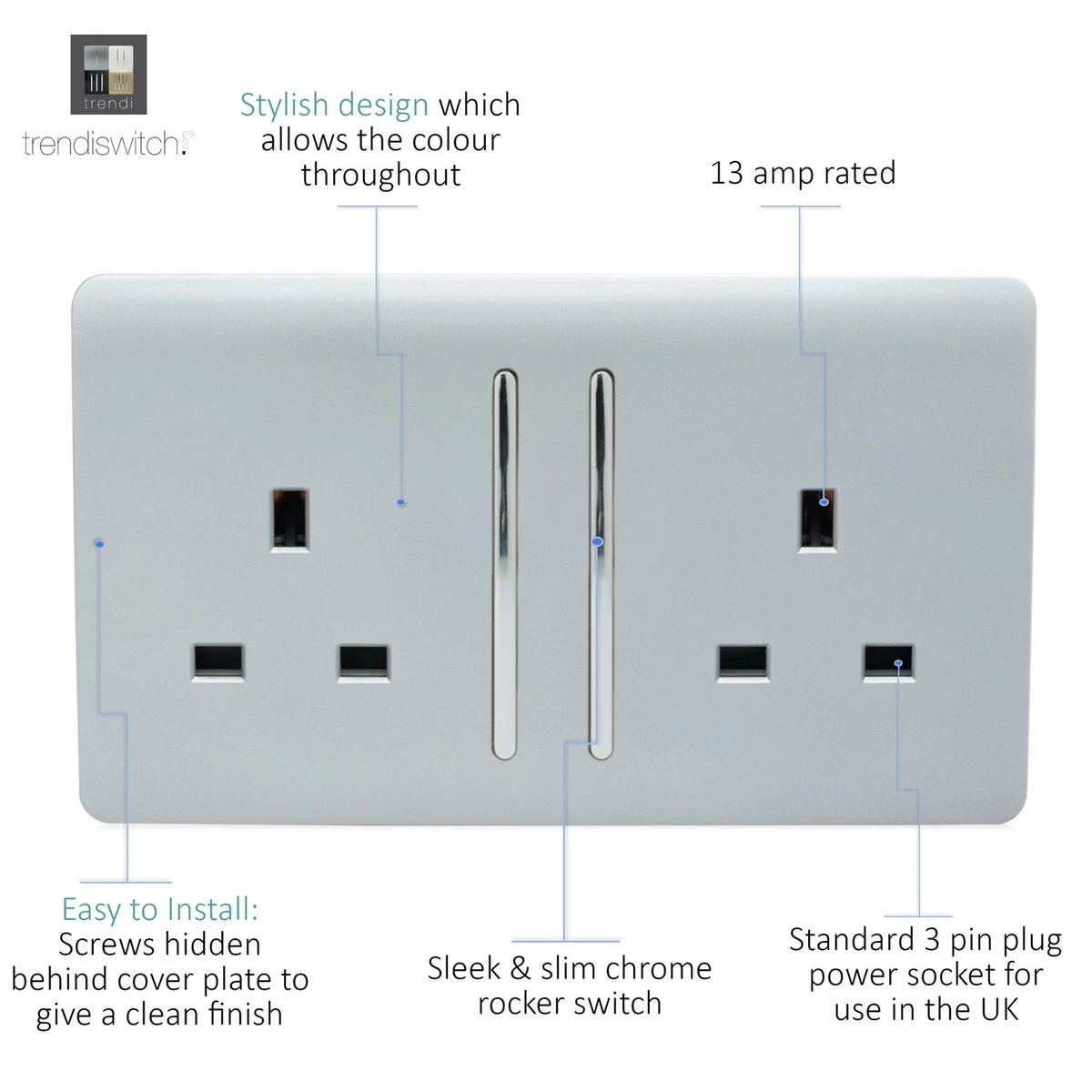 Modern on sale wall plugs