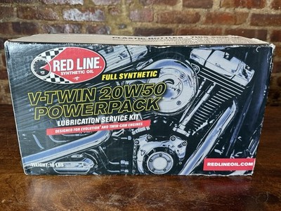 Red Line Oil Powersport Motor Oil V-Twin 20W50 Powerpack Kit