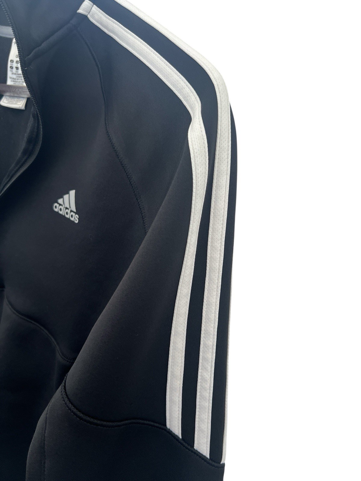 Adidas Response 1/4 Zip Pullover Jacket Black 3-S… - image 6