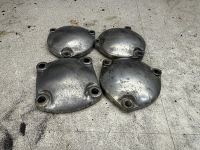 1975 Yamaha XS650 VALVE TAPPET ADJUSTER INSPECTION COVERS B15-1722.ZP