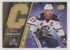 2021-22 Upper Deck AHL Captains Gold 17/25 Brad Malone #L-1 1m9y