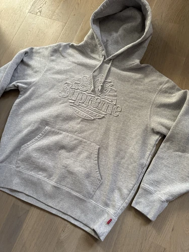 Sweat à capuche Supreme x Timberland, sweat shirt, tailles sur photos par ruban à mesurer
