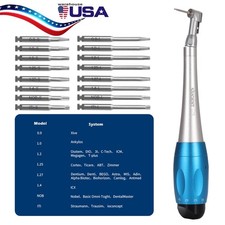 Dental Torque Wrench Universal Implant Kit Wrench Contra Angle  16 Drivers USA