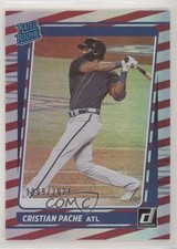 2021 Panini Donruss Rated Rookies Red 1899/2021 Cristian Pache #31 0o6v