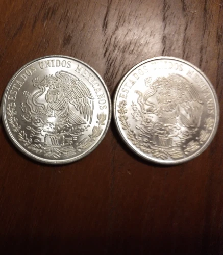 Two (2) BU Silver 1979 Mexico, 100 Pesos KM #483.2, 72% Silver coin, UNC