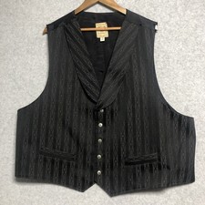 Wah Maker Vest Mens 3XL Diamond Style Western Frontier Costume Made In USA