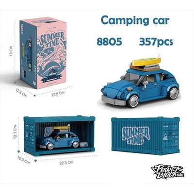 PowerBlock VW Käfer Campingwagen Sommer Edition Building Set Speed Champions