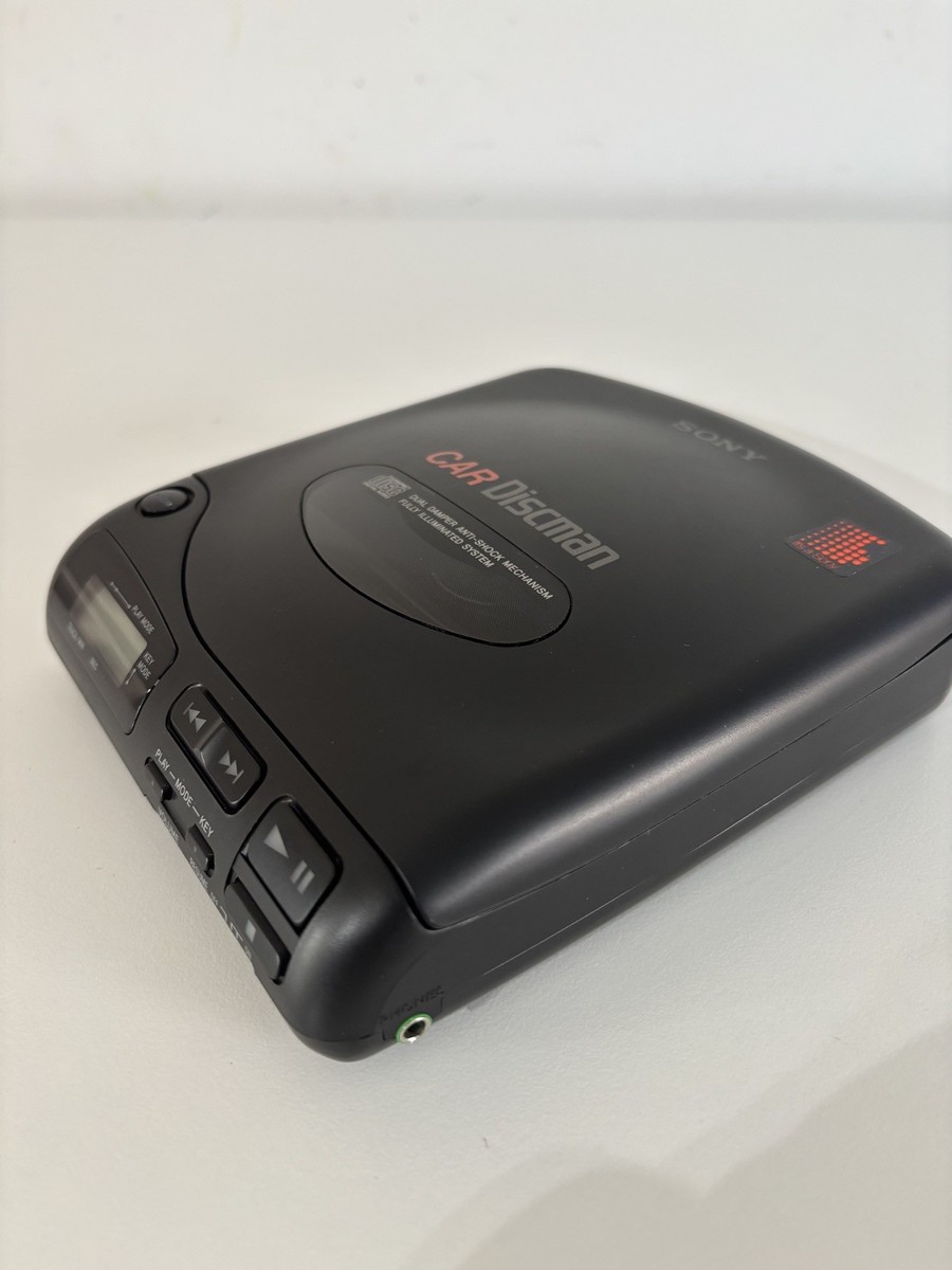Retro Sony Car Discman D800K Compact Disc Player - Working