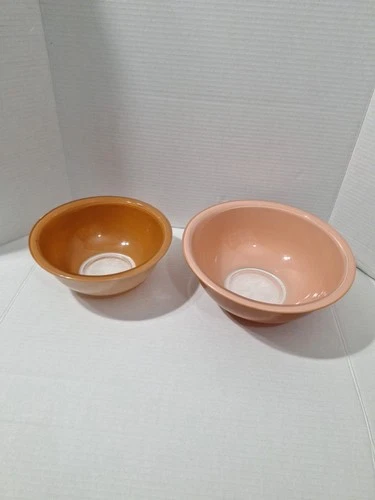 Vintage PYREX Mixing Nesting Bowl 2 Piece Set #323, #325