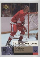 2002-03 Upper Deck Foundations Gordie Howe Mr Hockey #23 HOF 0m0