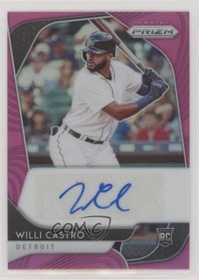 2020 Panini Prizm Rookie Purple Prizm 23/50 Willi Castro #RA-WC Auto RC uk2
