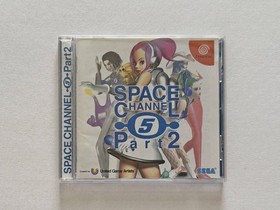 Dreamcast Space Channel 5 Part 2 Obi Postcard & Case Used